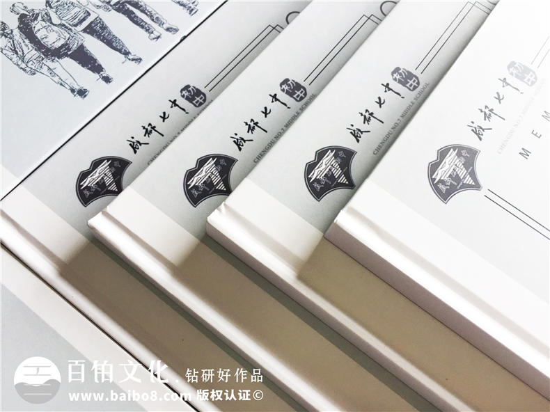 傷感別離風(fēng)格初中畢業(yè)相冊(cè)定制-這本畢業(yè)畫(huà)冊(cè)看哭很多人-成都七中