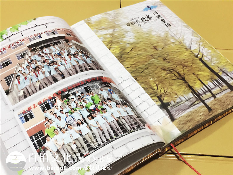 初中畢業(yè)紀(jì)念冊(cè)設(shè)計(jì)-時(shí)光的小火車(chē)記錄著校園成長(zhǎng)-嘉祥外國(guó)語(yǔ)學(xué)校