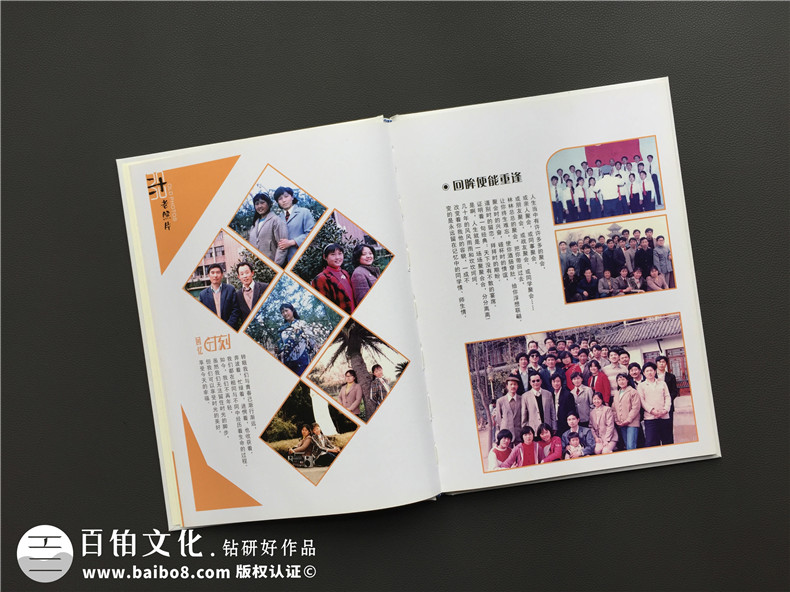 畢業(yè)30周年同學聚會照片相冊影集制作-配任何文字序言都不及聯絡!