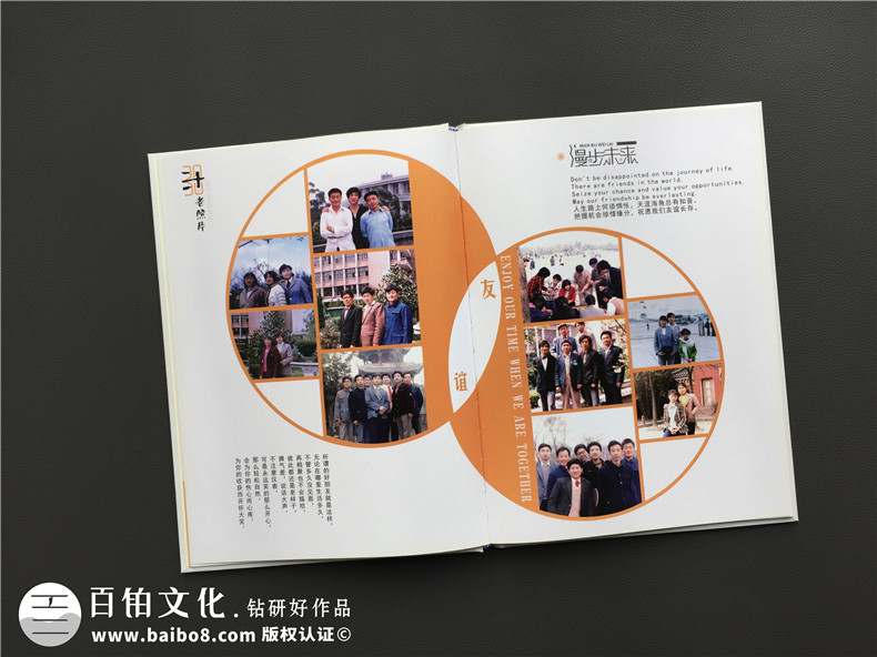 畢業(yè)30周年同學聚會照片相冊影集制作-配任何文字序言都不及聯絡!