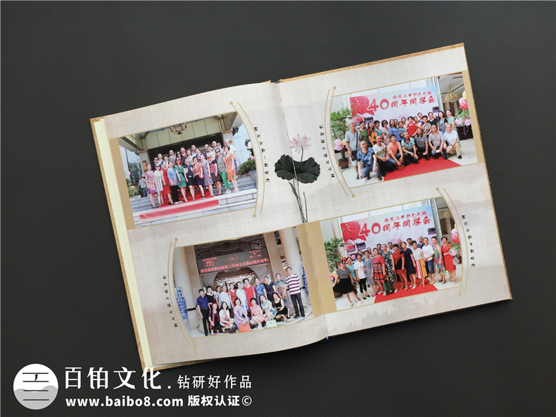 同學(xué)紀(jì)念冊(cè)-為40周年同窗聯(lián)誼會(huì)制作的祝福相冊(cè)/通訊錄-南充二中