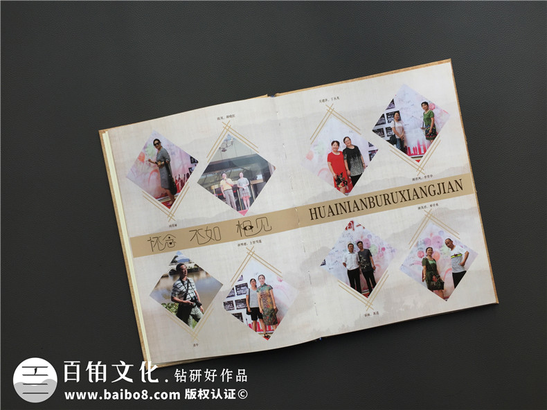 同學(xué)紀(jì)念冊(cè)-為40周年同窗聯(lián)誼會(huì)制作的祝福相冊(cè)/通訊錄-南充二中