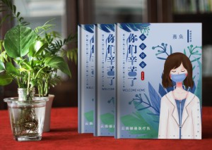 抗疫結(jié)束送支援醫(yī)護(hù)人員的紀(jì)念冊-抗擊疫情宣傳影集紀(jì)念畫冊設(shè)計(jì)