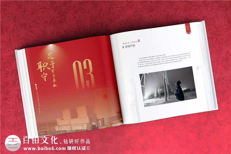 電力公司發(fā)電廠18周年慶畫冊(cè)-歷年來發(fā)展影集及紀(jì)念相冊(cè)設(shè)計(jì)排版