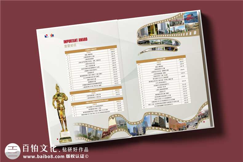建工集團(tuán)60周年紀(jì)念畫(huà)冊(cè)設(shè)計(jì)制作-匠心精筑，行穩(wěn)致遠(yuǎn)