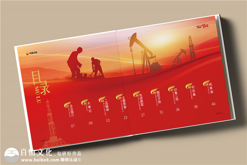 四十華章，璀璨綻放-中國石油集團(tuán)子公司40周年大事記紀(jì)念冊