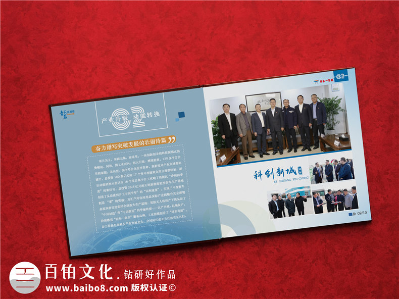 城市發(fā)展回顧紀念冊-記錄高新區(qū)開發(fā)建設(shè)的畫冊影集
