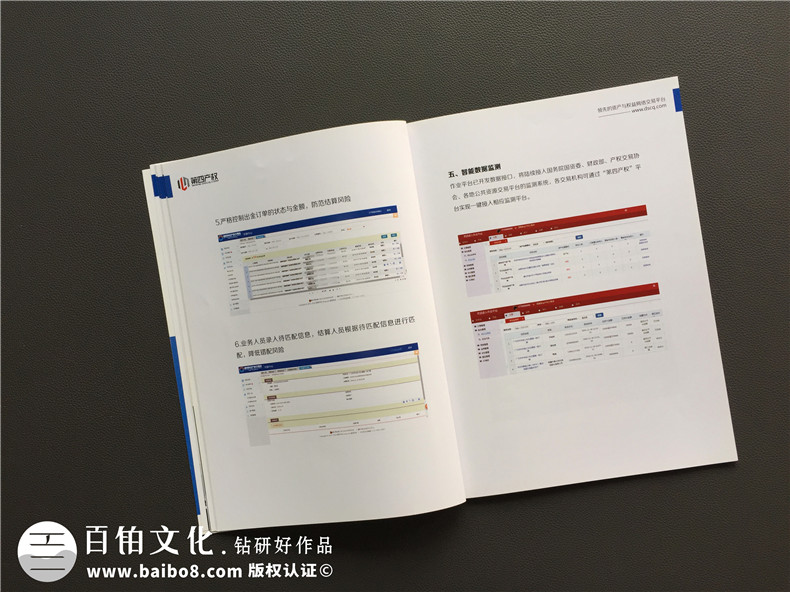 資產管理交易企業(yè)畫冊設計制作-成都網絡交易平臺宣傳畫冊定制公司