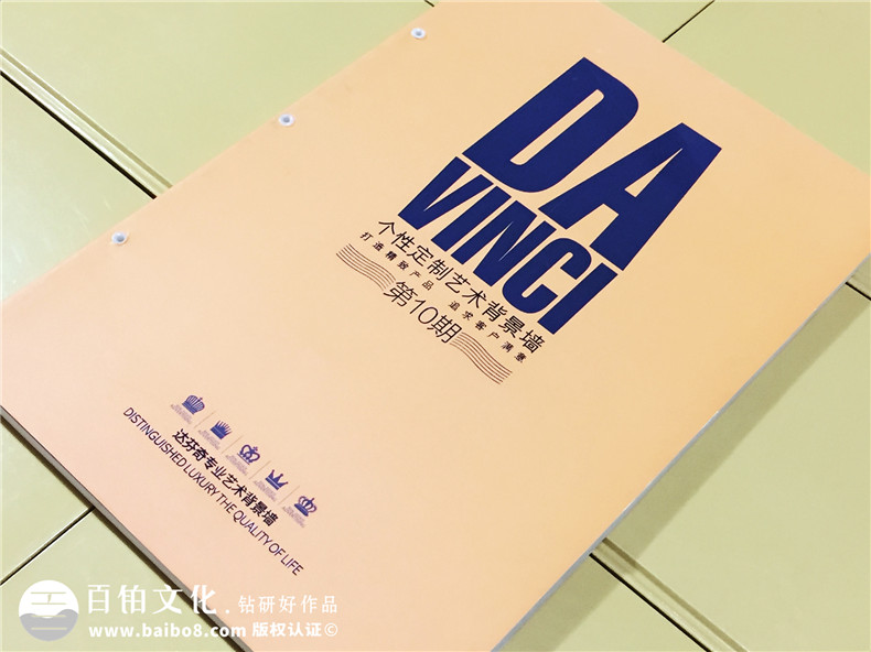 達(dá)芬奇藝術(shù)背景墻畫冊設(shè)計制作-家具畫冊定制