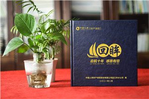 保險公司領(lǐng)導(dǎo)調(diào)離影集設(shè)計-總經(jīng)理十年工作總結(jié)回憶錄紀(jì)念冊