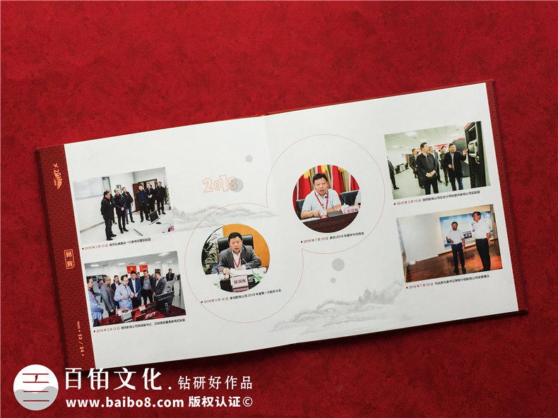領導視察工作參觀影集相冊制作-黨政領導出訪調(diào)研活動紀念畫冊設計