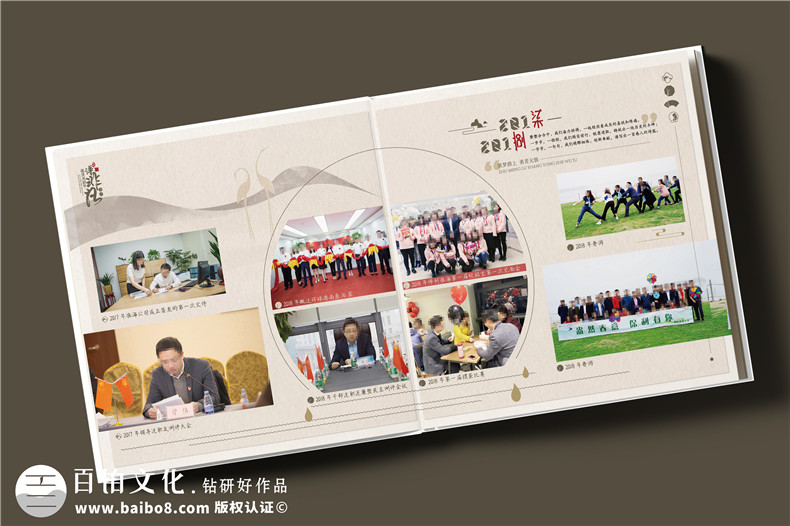 簡約中式風(fēng)格領(lǐng)導(dǎo)調(diào)任紀(jì)念冊設(shè)計(jì)-皮面高檔領(lǐng)導(dǎo)相冊