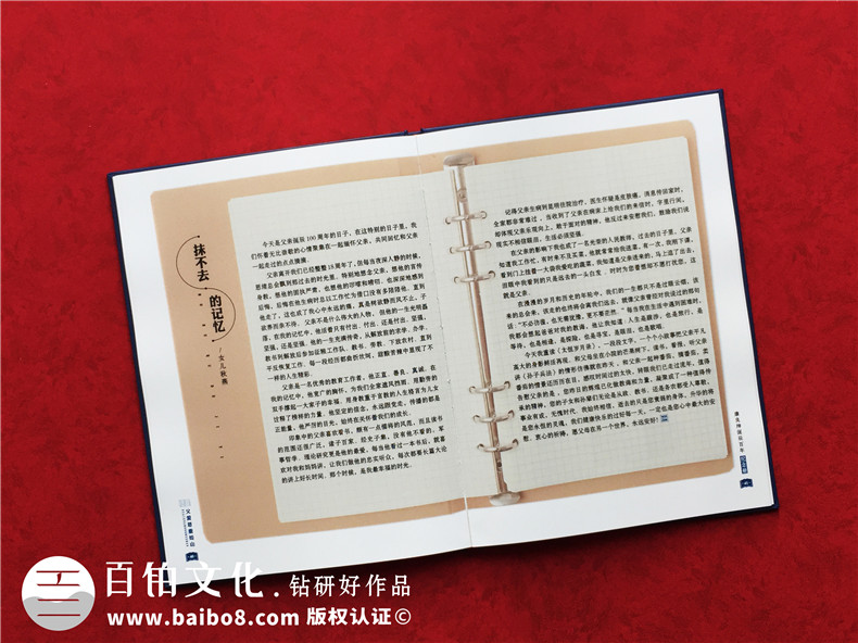 完成一次老人祝壽相冊制作 老人壽辰紀念冊將珍藏終生幸福生活！